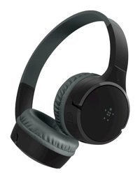 Belkin AUD002BT Android & iOS Uyumlu 5.0 Silikonsuz Kablosuz Kulak Üstü Bluetooth Kulaklık Siyah