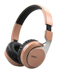 Snopy SN-34BT COSY Android & iOS Uyumlu Tek Mikrofonlu 4.1 Silikonlu Kablosuz Kulak Üstü Bluetooth Kulaklık Kahverengi