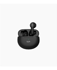 Linktech TW19 Android-iOS-Windows Uyumlu 5.3 Silikonsuz Kablosuz Kulak İçi Bluetooth Kulaklık Siyah
