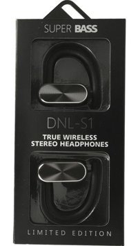 Newface Dnl-S1 Android & iOS Uyumlu Tek Mikrofonlu Silikonlu Gürültü Önleyicili Kablosuz Kulak İçi Bluetooth Kulaklık Siyah
