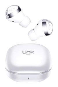 Linktech DOT6 Android-iOS-Mac-Windows Uyumlu 5.2 Silikonlu Kablosuz Kulak İçi Bluetooth Kulaklık Beyaz