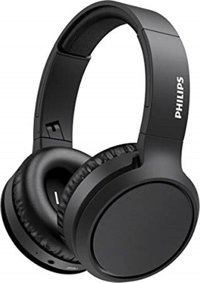 Philips TAH5205BK Windows Uyumlu 5.0 Silikonsuz Kablosuz Kulak Üstü Bluetooth Kulaklık Siyah