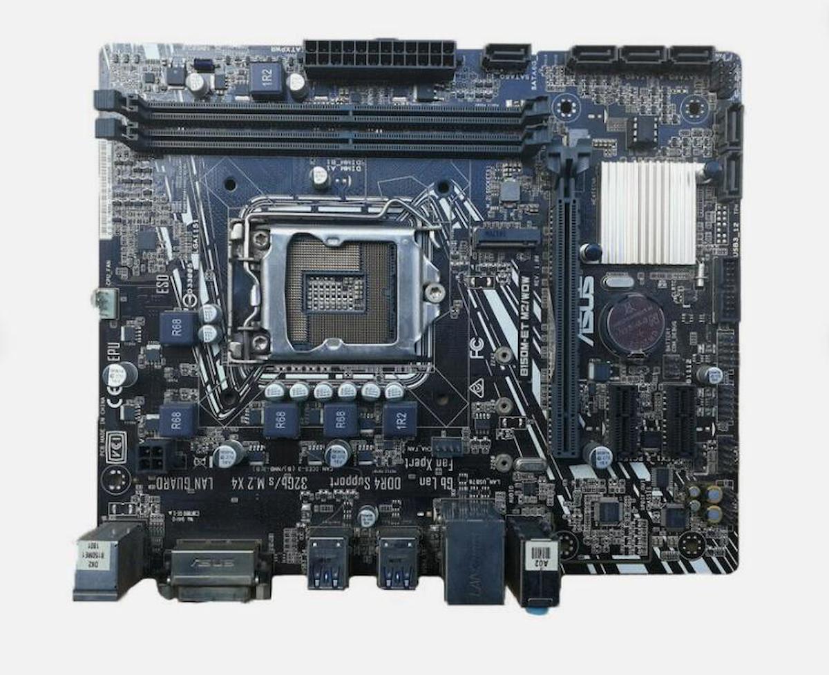 Asus B150M ET LGA1151 Soket DDR4 2133 Mhz Micro ATX Masaüstü Bilgisayar Intel Uyumlu Anakart