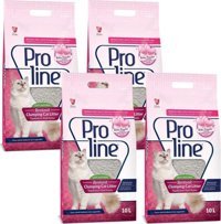 Proline Topaklanan İnce Taneli Bentonit Kedi Kumu 4x10 lt