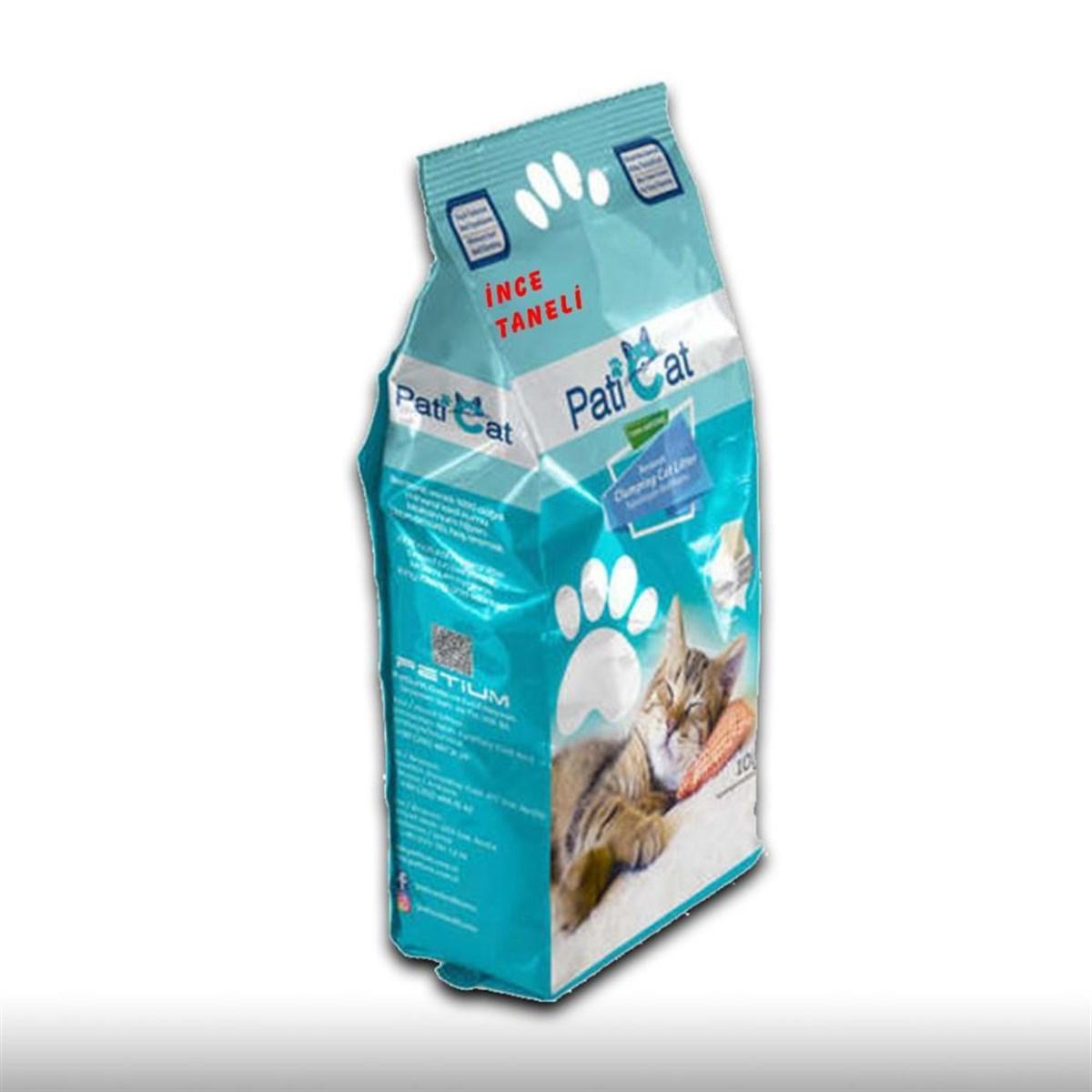 PatiCat Sabun Kokulu Topaklanan İnce Taneli Bentonit Kedi Kumu 10 lt