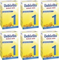 Bebivita İnek Sütlü Yenidoğan Tahılsız Glutensiz Probiyotikli 1 Numara Devam Sütü 6x500 gr