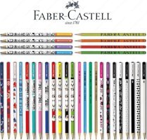 Faber-Castell Mercanlı 12'li Mercanlı Yuvarlak Siyah HB Kurşun Kalem Seti
