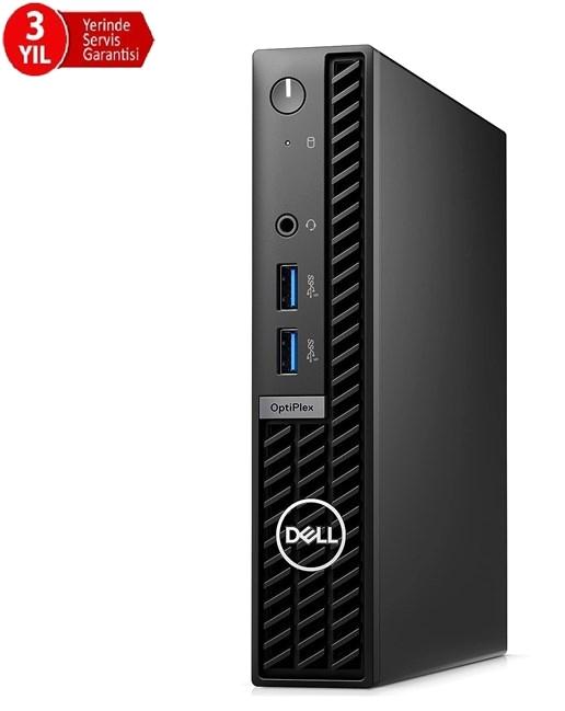 Dell Optiplex 7010MFF Dahili Intel UHD Graphics Intel Core i3 13100T 8 GB 256 GB FreeDos Mini Pc