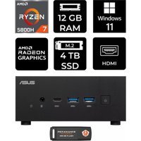 Asus ExpertCenter PN52-P2410 Dahili Radeon RX Vega 8 AMD Ryzen 7 5800H 12 GB 4 TB Windows 11 Pro Mini Pc + Per4 USB Flash Bellek