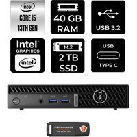 Dell Optiplex 7010MFF N002O7010MFFP339 Dahili Intel UHD Graphics Intel Core i5 13500T 40 GB 2 TB FreeDos Mini Pc + Per4 USB Flash Bellek