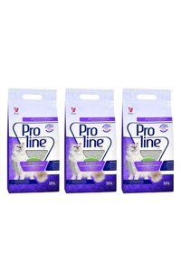 Proline Lavanta Kokulu Topaklanan İnce Taneli Bentonit Kedi Kumu 3x10 lt