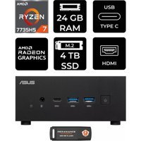 Asus ExpertCenter PN53-P325 Dahili Radeon 680M AMD Ryzen 7 7735HS 24 GB 4 TB FreeDos Mini Pc + Per4 USB Flash Bellek