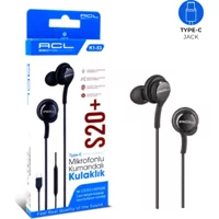 Acl K1-53 Silikonlu Mikrofonlu 3.5 Mm Jak Kablolu Kulaklık Siyah