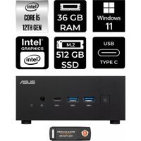 Asus ExpertCenter PN64-P432 Dahili Intel Iris Xe Graphics Intel Core i5 12500H 36 GB 512 GB Windows 11 Pro Mini Pc + Per4 USB Flash Bellek