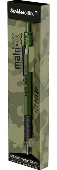 Scrikss Matri-X Metalik Haki 0.5 mm Versatil Kalem