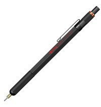 Rotring 800 Plus Silgili Krom Metalik Siyah 0.7 mm Versatil Kalem
