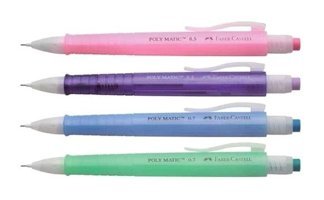 Faber-Castell Poly Matic 2311 Silgili Metal Metalik Yeşil 0.5 mm Versatil Kalem