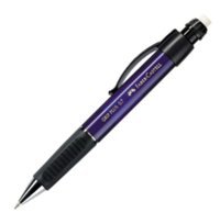 Faber-Castell Grip Plus 1307 Silgili Metal Metalik Mavi 0.7 mm Versatil Kalem