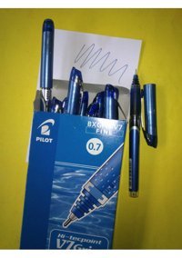 Pilot Grip Silgili Metal Metalik Mavi 0.7 mm Versatil Kalem