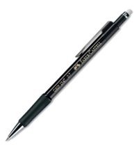 Faber-Castell Grip 1347 Silgili Metal Metalik Siyah 0.7 mm Versatil Kalem