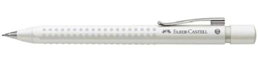 Faber-Castell Grip 2011 Silgili Metal Metalik Beyaz 0.7 mm Versatil Kalem