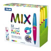 Milan Capsule 185021932 Silgili Metal Metalik Çok Renkli 0.7 mm Versatil Kalem