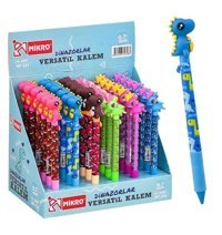 Mikro MP-524 Silgili Metal Metalik Çok Renkli 0.7 mm Versatil Kalem