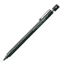Pentel Graph 1000 Silgili Metal Metalik Siyah 0.3 mm Versatil Kalem
