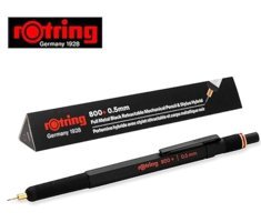 Rotring 800 Plus Silgili Metal Metalik Siyah 0.5 mm Versatil Kalem