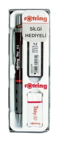Rotring Tikky RO-Kk07-05 Silgili Metal Metalik Bordo 0.5 mm Versatil Kalem
