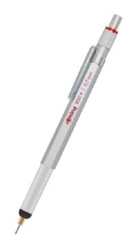 Rotring 800 Plus 1900184 Silgili Krom Metalik Krom 0.7 mm Versatil Kalem