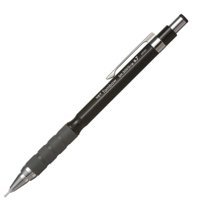 Tombow SH-300 Silgili Plastik Metalik Siyah 0.7 mm Versatil Kalem