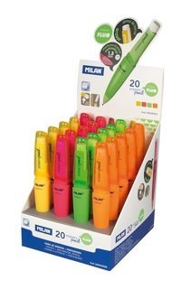 Milan Capsule Fluo Silikon Neon Çok Renkli 1.3 mm Versatil Kalem