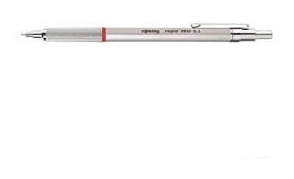Rotring Rapid Pro Silgili Krom Metalik Krom 0.5 mm Versatil Kalem