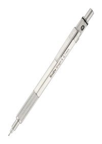 Scrikss Graph-X Silgili Metal Metalik Gümüş 0.7 mm Versatil Kalem