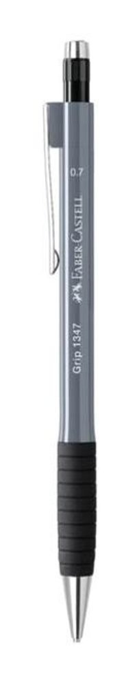 Faber-Castell 1347 Silgili Metal Metalik Gri 0.7 mm Versatil Kalem