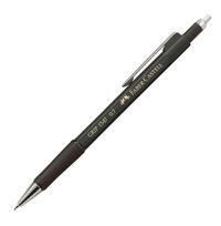 Faber-Castell 1347 Silgili Metal Metalik Siyah 0.7 mm Versatil Kalem