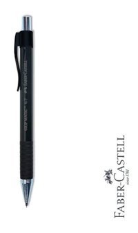 Faber-Castell Grip Matic Silgili Metal Metalik Siyah 0.7 mm Versatil Kalem