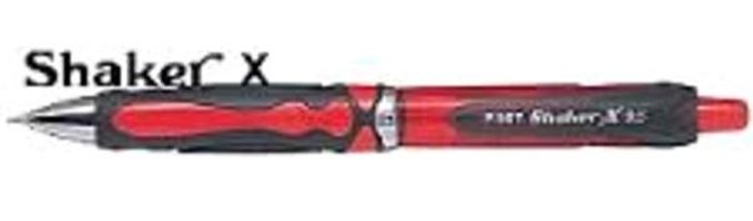 Pilot Shaker X Silgili Metal Metalik Kırmızı 0.7 mm Versatil Kalem
