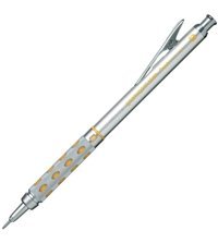 Pentel Graphgear 1000 Silgili Metal Metalik Gümüş 0.9 mm Versatil Kalem