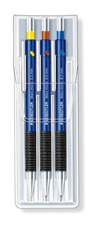 Staedtler Mars Micro Silgili Metal Metalik Lacivert 0.3 mm Versatil Kalem