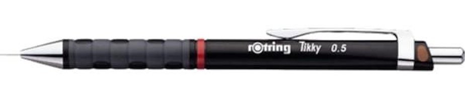 Rotring Silgili Metal Metalik Siyah 0.5 mm Versatil Kalem