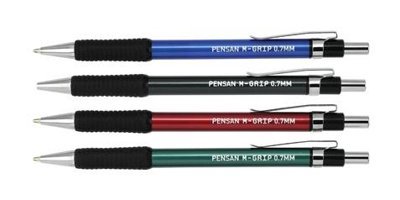 Pensan Grip Metal Metalik Çok Renkli 0.5 - 0.7 mm Versatil Kalem
