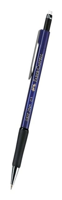 Faber-Castell Grip 1345 53 Silgili Metal Metalik Lacivert 0.5 mm Versatil Kalem