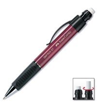 Faber-Castell Grip Plus 5084130731 Silgili Metal Metalik Kırmızı 0.7 mm Versatil Kalem