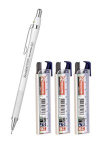 Scrikss Simo R&D Japan Metal Metalik Beyaz 0.7 mm Versatil Kalem