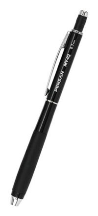 Pensan My Iq Metal Metalik Siyah 0.7 mm Versatil Kalem