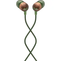 Marley Em-Je041 Silikonlu Mikrofonlu Örgülü 3.5 Mm Jak Kablolu Kulaklık Yeşil