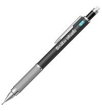 Scrikss Atlantis Silgili Krom Metalik Siyah 0.7 mm Versatil Kalem