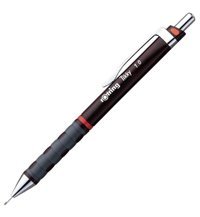 Rotring Tikky Silgili Krom Metalik Bordo 0.9 mm Versatil Kalem